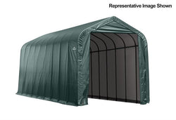 ShelterLogic Peak Frame Portable Storage Shed 15x28x12