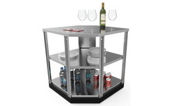 NewAge Outdoor Kitchen - 90° Corner Cabinet in Stainless Steel