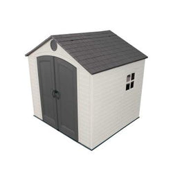 Lifetime 8 x 7.5 Premium Plastic Storage Shed Kit