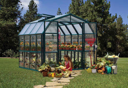 Palram Rion Grand Gardener 2 Clear Wall Hobby Greenhouse Kit (4 sizes available)