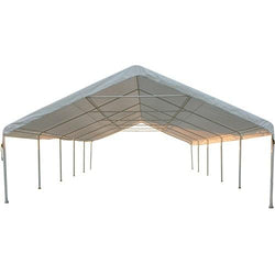 ShelterLogic 10'×20' Canopy, 2" 8-Leg Frame, White Cover