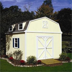 Sequoia Barn-Style Wood Storage Shed Kit - 4 Sizes