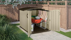 Suncast 98 Cu. Ft. Glidetop Horizontal Shed