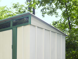 Arrow 6x4 Euro-Lite  Steel Storage Shed