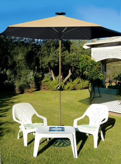 Solar Backyard Umbrella