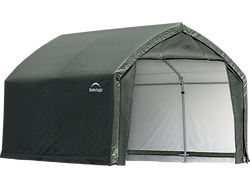 Shelterlogic Accelaframe Garage 9oz Polyethylene - Green or Gray