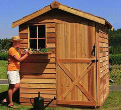 Gardener Cedar Wood Shed Kit