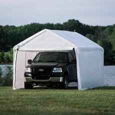 Shelterlogic 10×20 White Canopy Enclosure Kit, Fits 2" Frame - Frame and Canopy Sold Separately