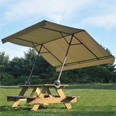 ShelterLogic	ShadeLogic Quick Clamp Canopy, Tilt Mount, Expandable to 10'