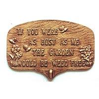 Busy as Me Garden Plaque