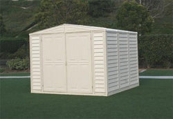 Duramax Duramate 8x8 Vinyl Storage Shed (w/ Foundation Kit)