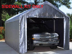 King Canopy 10 x 20  Side Wall Kit with 2 Zippered End Walls, 2 Solid Side Wall, 50 Ball Bungees