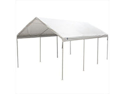 King Canopy A-Frame Universal Canopy - 12' x 20' x 9'9" - 8 Legs -  Fitted Cover w/ Drawstring - White