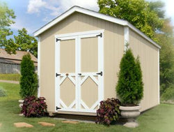 Little Cottage Classic Garden Gable Shed Kit "Panelized Kit (wood) no floor"