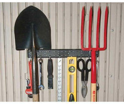 Lifetime 16 in. Accessory Peg Strips with 10 Tool Hooks - 2 Strip Pack