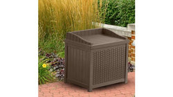 Suncast Wicker Storage Seat