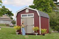 Colonial Woodbury Wood Shed Kit (with Pre-Cut Parts)