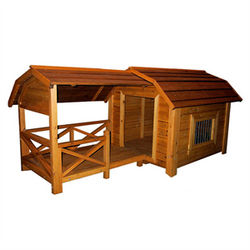 Large Dog House With Covered Porch
