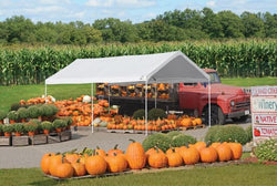 ShelterLogic AccelaFrame™ 10x20 Canopy, White 5 oz. Fabric, 1 3/8" Frame