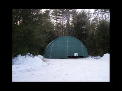 Rhino Three Car Garage Round 30'Wx30'Lx15'H