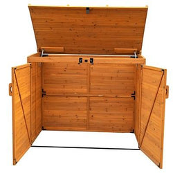 Large Trash & Recycling Versatile Storage Shed Unit