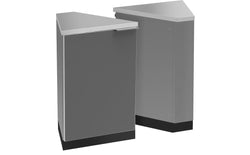 NewAge Outdoor Kitchen - 45° Cabinet in Aluminum (Set of 2)