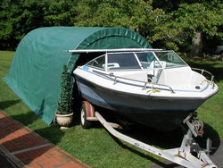 Rhino 12x24x8 Round Storage Building Shelter