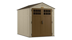 Suncast Everett 6 Ft. D x 8 Ft. D Resin Storage Shed