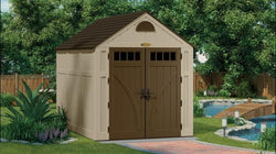 Suncast 497 Cu. Ft. Brookland 7 x 10 Storage Shed