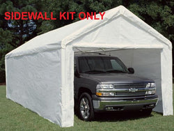 King Canopy 10 x 27  Side Wall Kit :  2 Zippered End Walls, 2 Side Walls w/ Flaps, 50 Ball Bungees