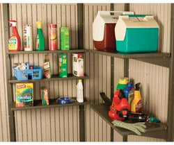 Lifetime 10" x 30" Shelf Kit (3 pc.) Accessory Kit for 11 ft. Storage Buildings