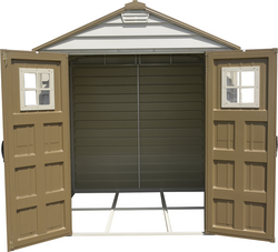 Duramax 7x7 StoreMax Vinyl Shed with Foundation Kit