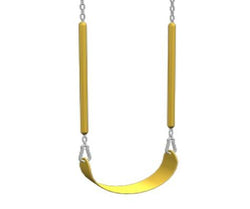 Lifetime Belt Swing With Encapsulated Chains (Yellow)