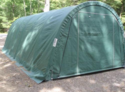 Rhino 12x20x8 Portable Storage Building Shelter (Round)