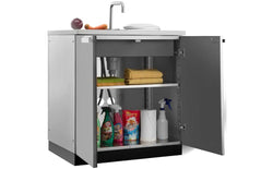 NewAge Outdoor Kitchen - Sink Cabinet in Stainless Steel