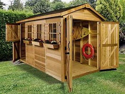 Boathouse Cedar Wood Shed