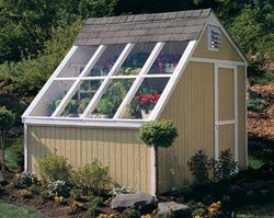 Phoenix Wood Greenhouse Kit with Floor (10x8)