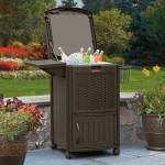 Suncast Deck Cooler With Wicker