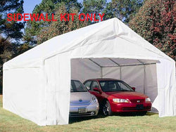 King Canopy 18 x 27 Side Wall Kit with 2 Zippered End Walls, 2 Side Walls w/ Flaps, 50 Ball Bungees