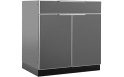 NewAge Outdoor Kitchen - Bar Cabinet in Aluminum
