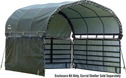 Shelterlogic Enclosure Kit for corral Shelter - 12x12 ft Green