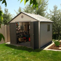 Lifetime 11 x 11 Premium Plastic Storage Shed w/ Floor