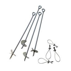 ShelterLogic 4 Pcs 30" Auger Anchor