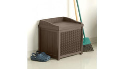 Suncast Wicker Storage Seat