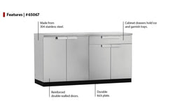 NewAge Outdoor Kitchen - 2 PC Outdoor Kitchen Set in Stainless Steel