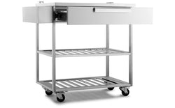 NewAge Outdoor Kitchen - Mobile Bar Cart in Stainless Steel