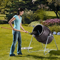 Tumbling Composter for Backyard Gardens