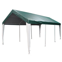 King Canopy 10 x 20 Fitted Cover w/ Colored Top & White Leg Skirts