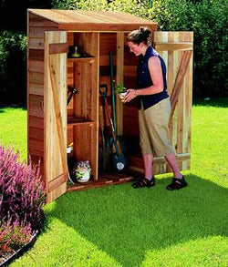 Cedar Wood Gardener's Hutch 4' x 2'