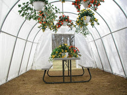 Rhino Instant Greenhouse Round 14'Wx24'Lx10'H (Translucent)